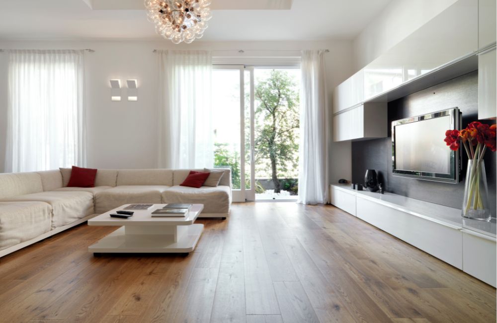 Hardwood floor in rental home image