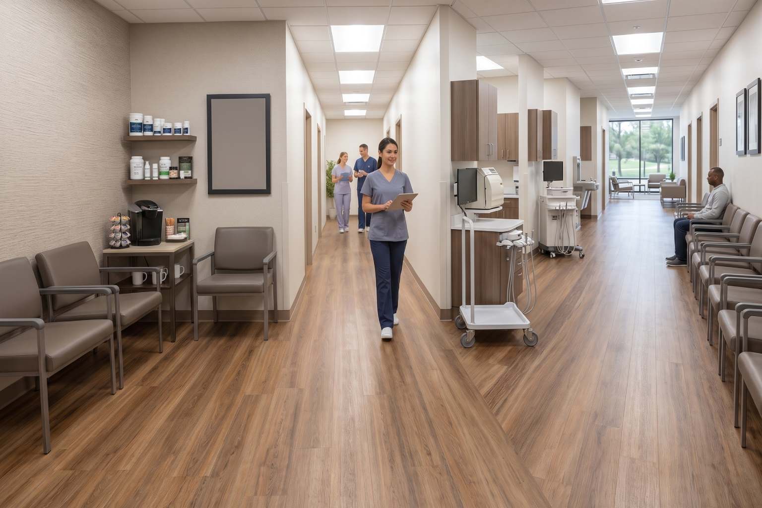 What Dental Practices Across Hartford County Need From Commercial LVT Flooring image